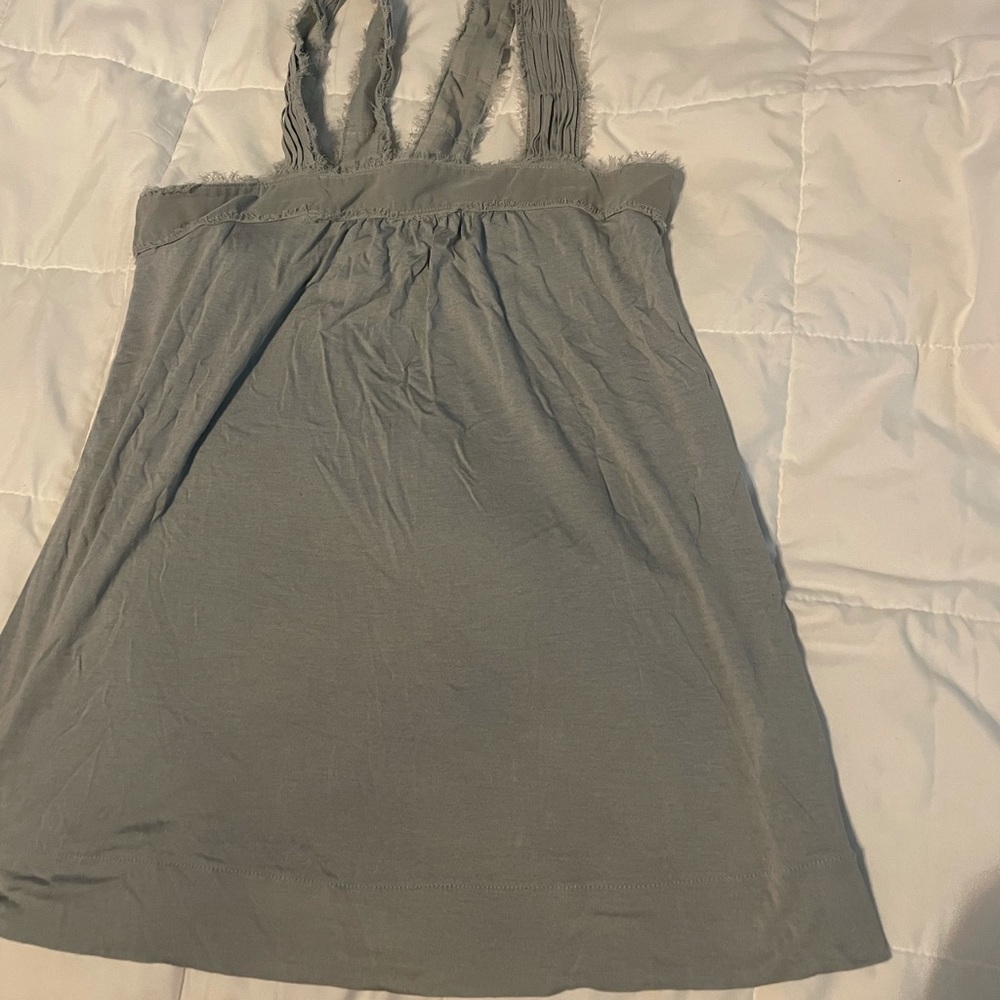 Sold ✅Banana republic gray blue blouse